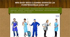 Desktop Screenshot of mrsbusybees.com